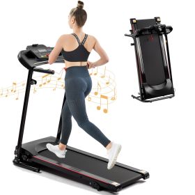 Folding Treadmill with Incline 2.5HP 12KM/H Electric Treadmill for Home Foldable Folding Treadmill with Incline 2.5HP 12KM/H Electric Treadmill for Home Foldable