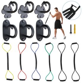 6-piece high speed boxing training rope TPE elastic drawstring resistance band fitness physical therapy exercise 6-piece high speed boxing training rope TPE elastic drawstring resistance band fitness physical therapy exercise